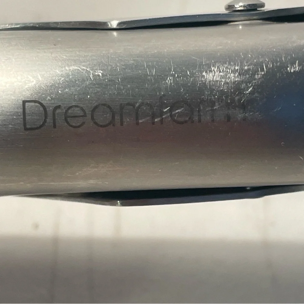 Dream farm Clong Stainless Steel Kitchen Tongs with Black Grips 12”
